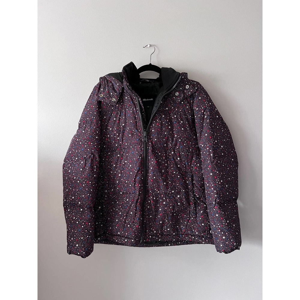 Madewell Quilted Puffer Parka in Starry Night